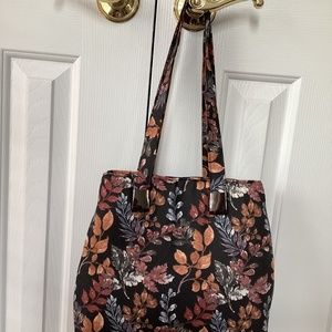Elegant Fall Handbag with Gunmetal Hardware, Handmade, New